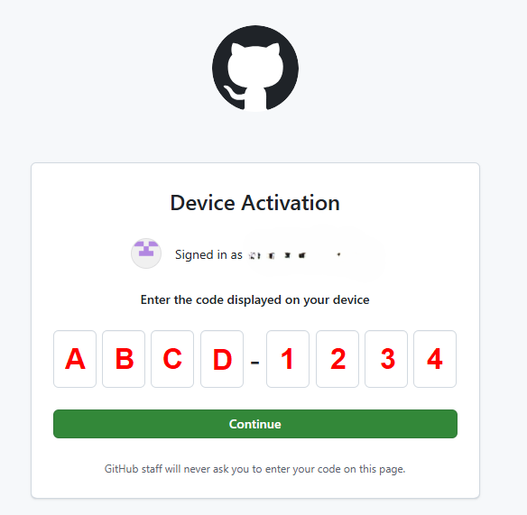 Device Code Entry